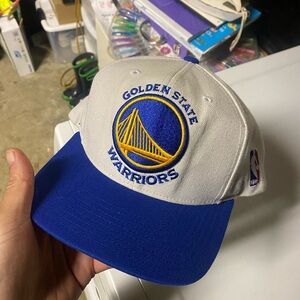 Mitchell & Ness Blue and White Warriors Hat